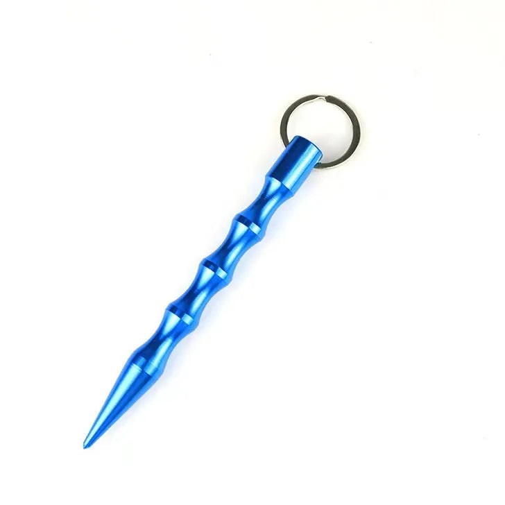 Simple Style Solid Color Aluminium Alloy Self-Defense Keychain