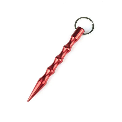 Simple Style Solid Color Aluminium Alloy Self-Defense Keychain