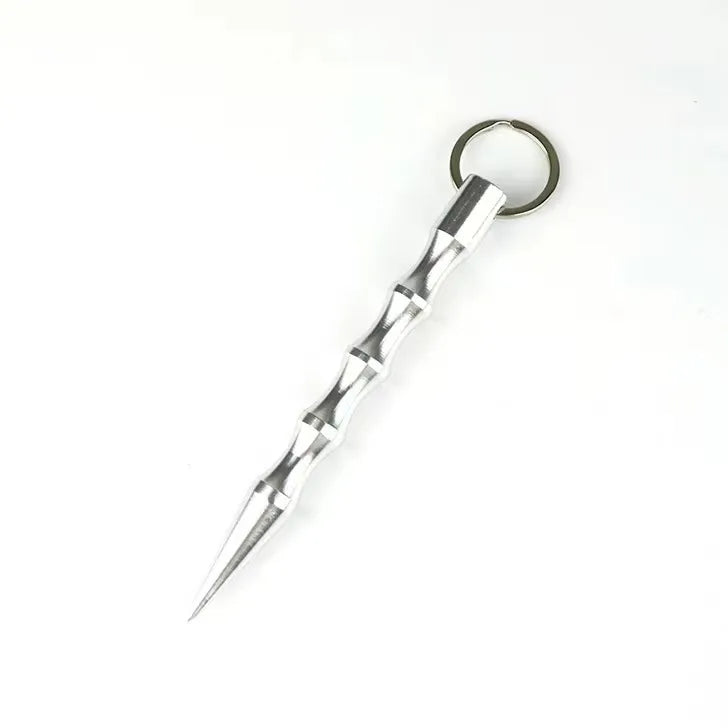 Simple Style Solid Color Aluminium Alloy Self-Defense Keychain