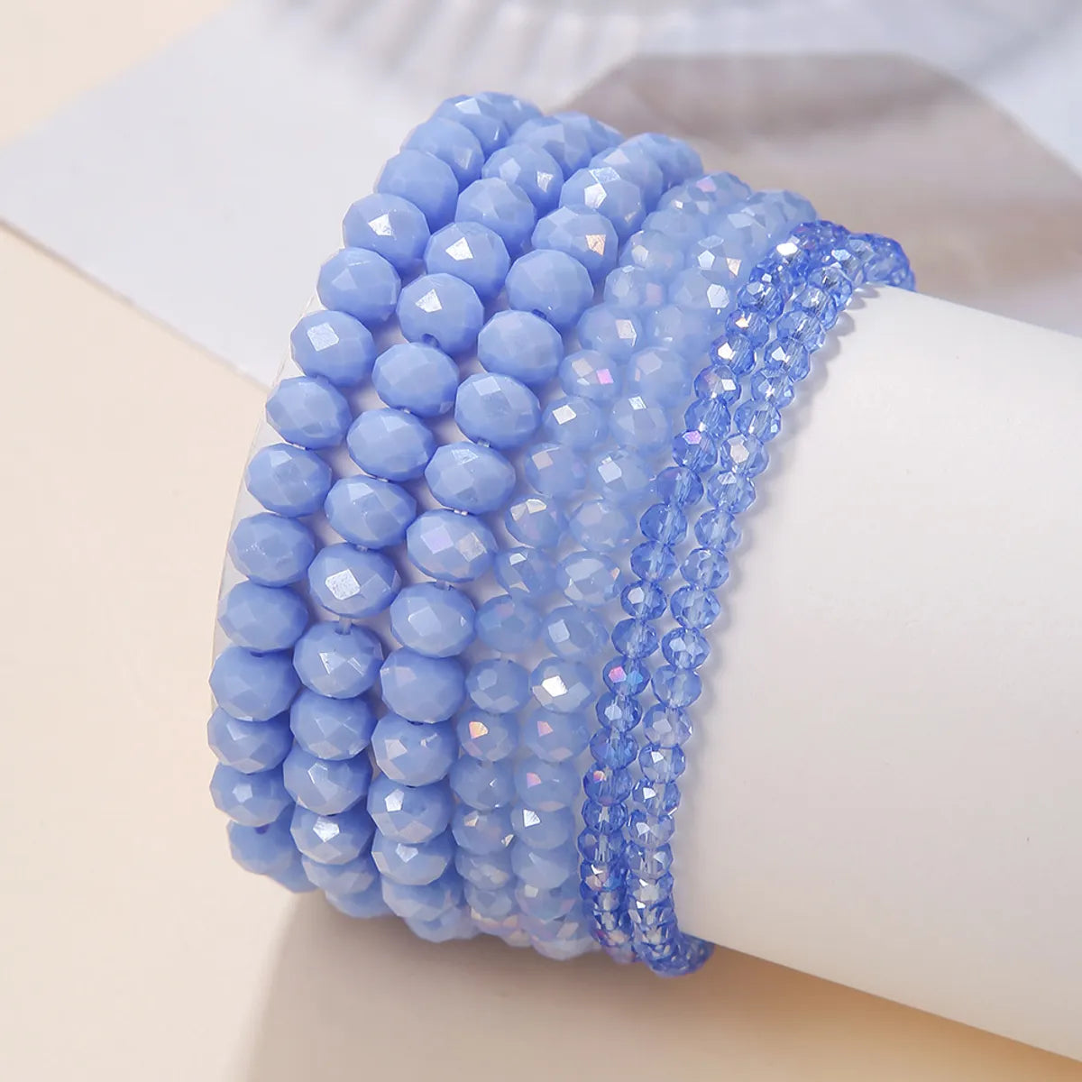 Simple Style Solid Color Artificial Crystal Wholesale Bracelets