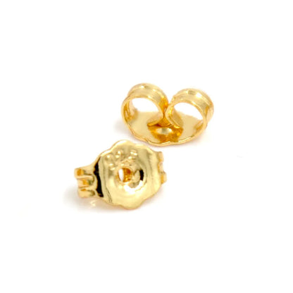 Simple Style Solid Color Brass Plating Gold Plated Ear Nuts