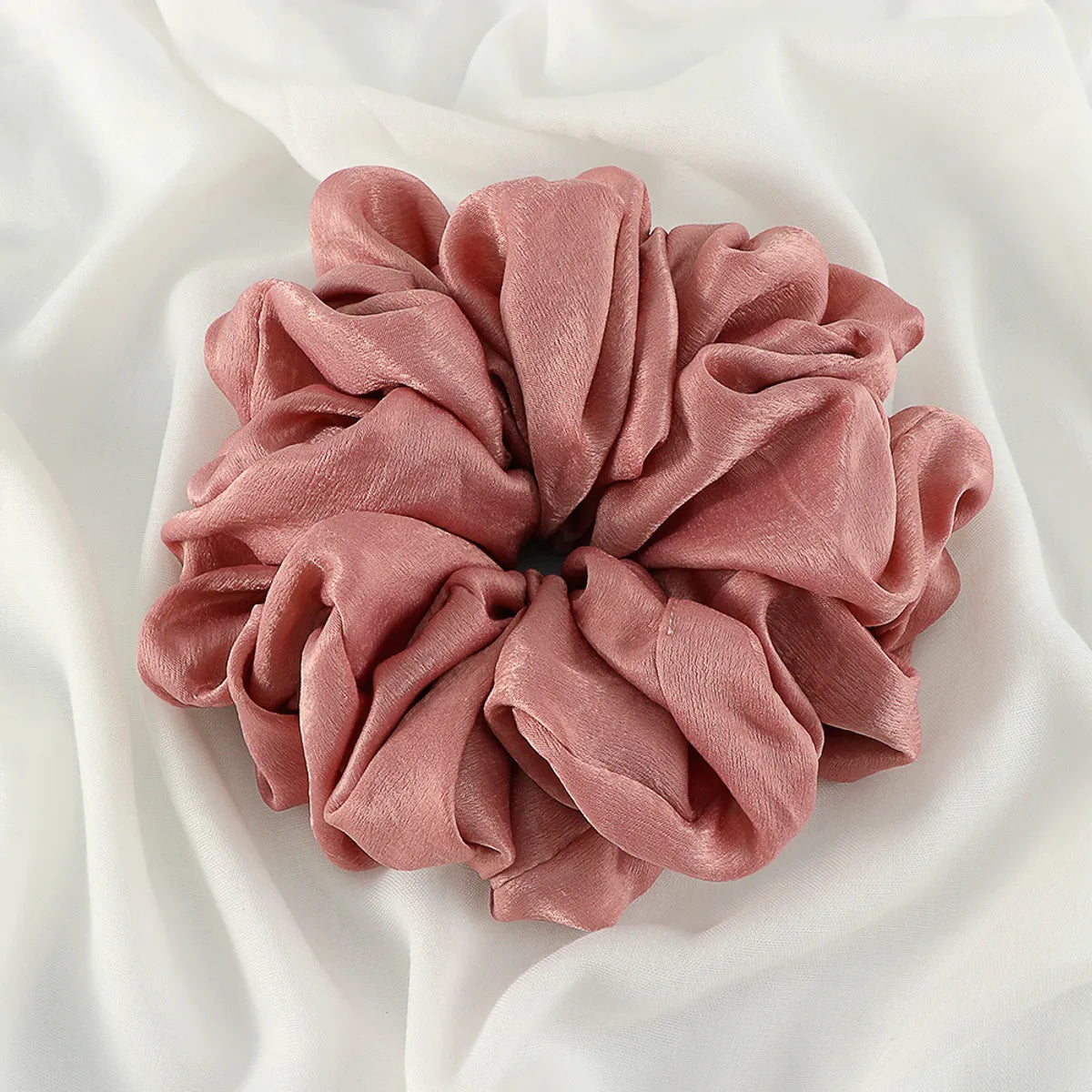 Simple Style Solid Color Chiffon Hair Tie