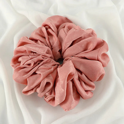 Simple Style Solid Color Chiffon Hair Tie