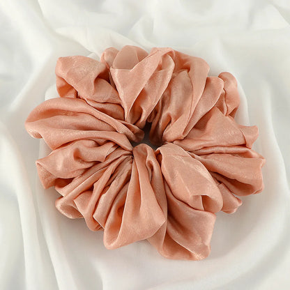 Simple Style Solid Color Chiffon Hair Tie