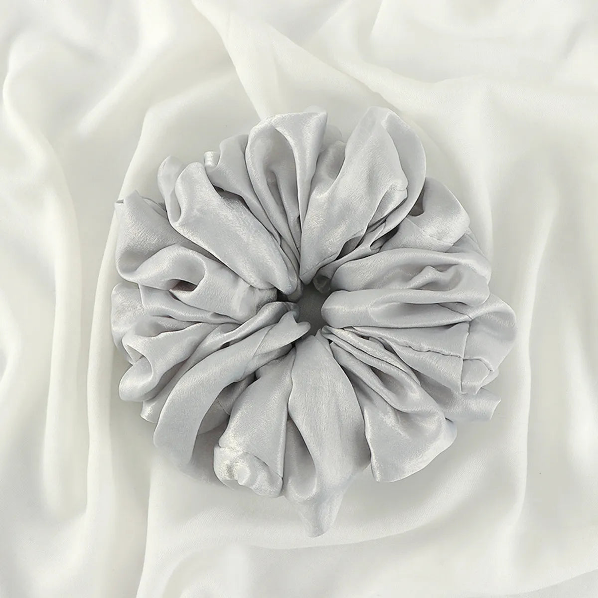 Simple Style Solid Color Chiffon Hair Tie