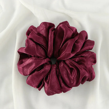 Simple Style Solid Color Chiffon Hair Tie