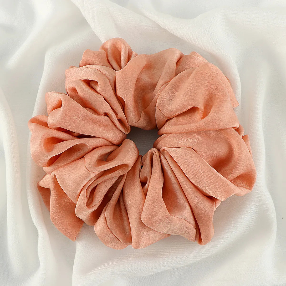 Simple Style Solid Color Chiffon Hair Tie