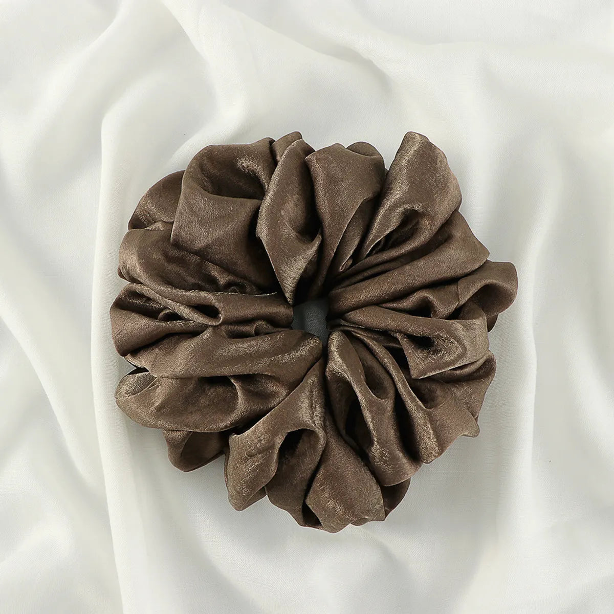 Simple Style Solid Color Chiffon Hair Tie