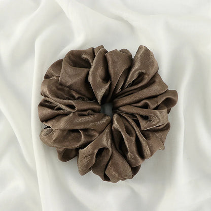 Simple Style Solid Color Chiffon Hair Tie