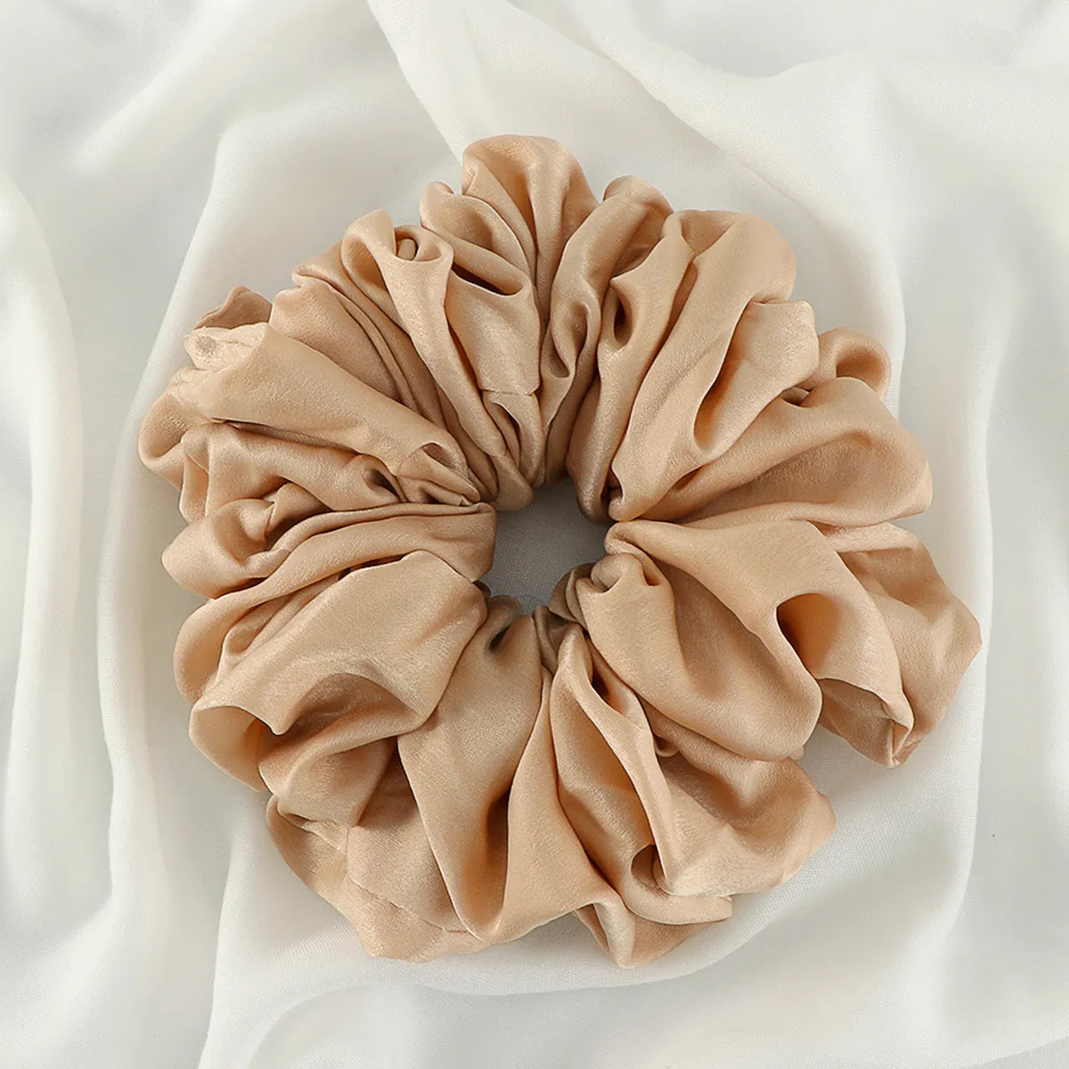 Simple Style Solid Color Chiffon Hair Tie