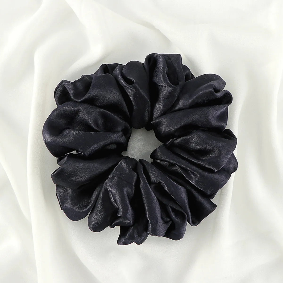 Simple Style Solid Color Chiffon Hair Tie