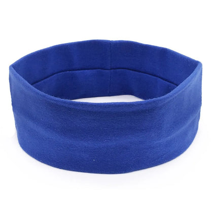 Women'S Simple Style Solid Color Cloth Braid Hair Band