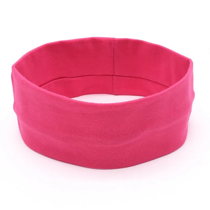 Women'S Simple Style Solid Color Cloth Braid Hair Band