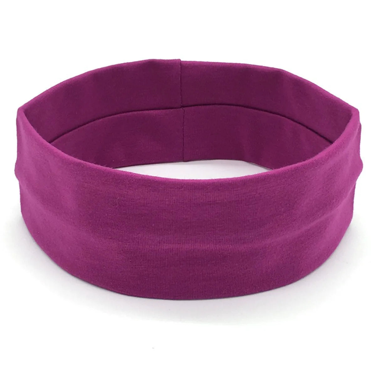 Women'S Simple Style Solid Color Cloth Braid Hair Band