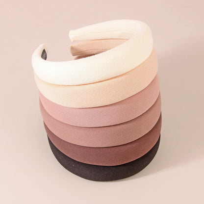 Simple Style Solid Color Cloth Hair Band 1 Piece