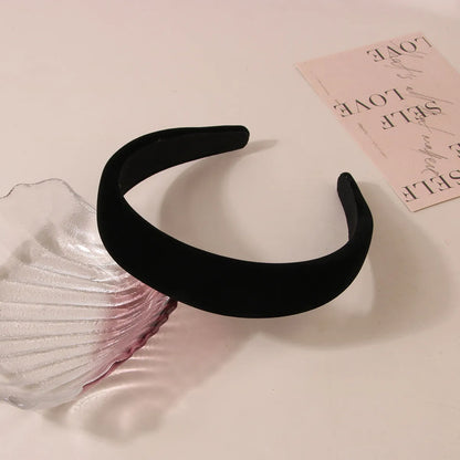 Simple Style Solid Color Cloth Hair Band 1 Piece