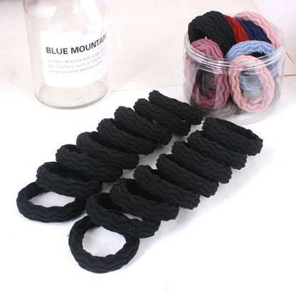 Simple Style Solid Color Cloth Hair Tie 1 Set