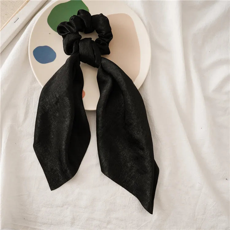 Simple Style Solid Color Cloth Hair Tie