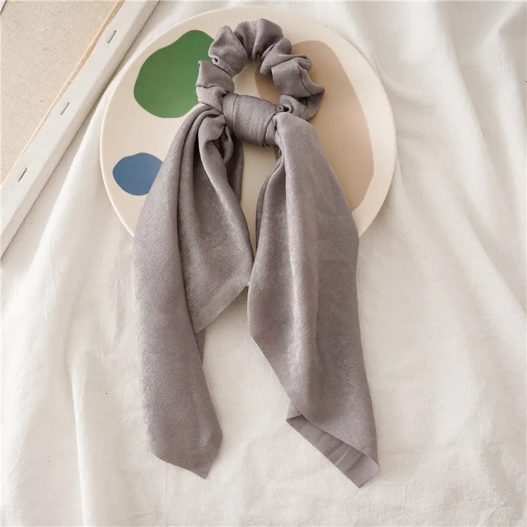 Simple Style Solid Color Cloth Hair Tie