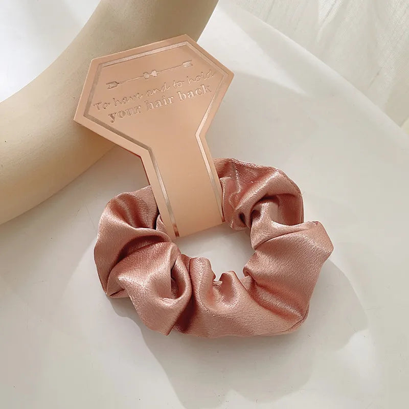 Simple Style Solid Color Cloth Hair Tie