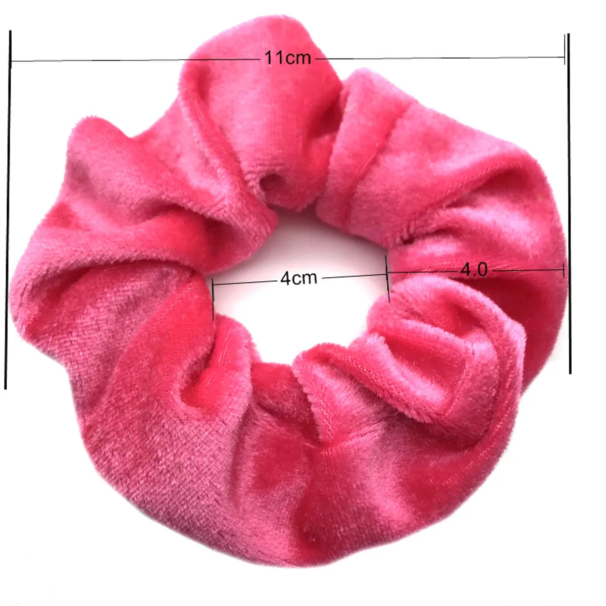 Simple Style Solid Color Cloth Hair Tie