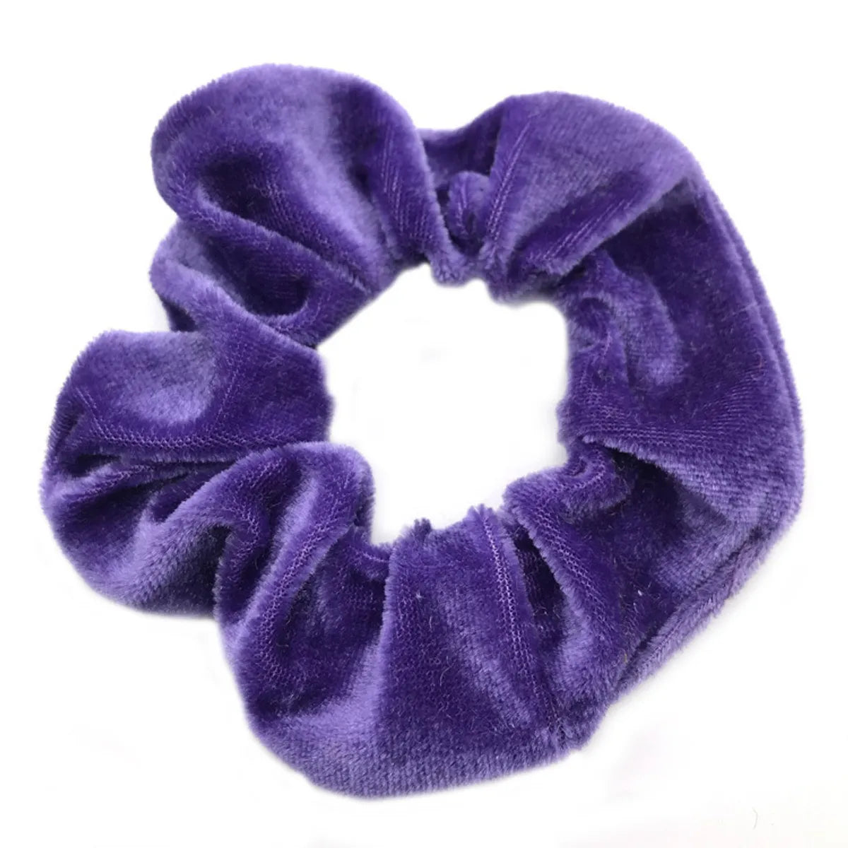 Simple Style Solid Color Cloth Hair Tie