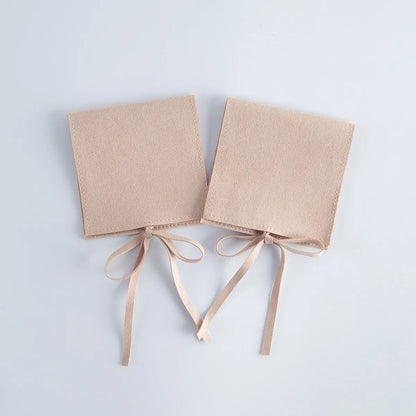 Simple Style Solid Color Cloth Jewelry Packaging Bags