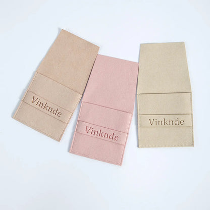 Simple Style Solid Color Cloth Jewelry Packaging Bags