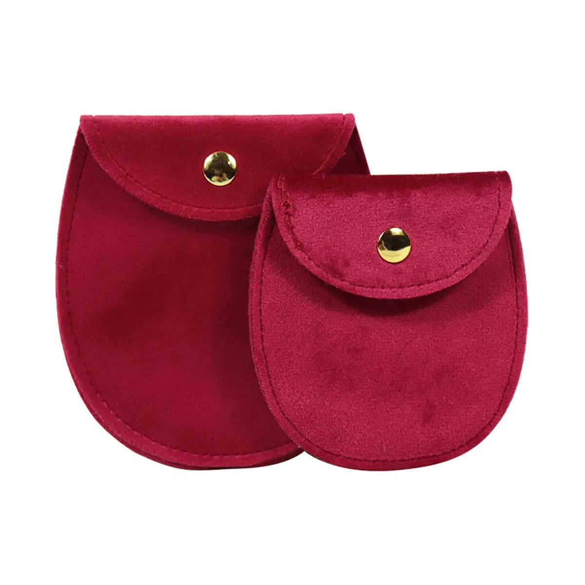 Simple Style Solid Color Cloth Jewelry Packaging Bags