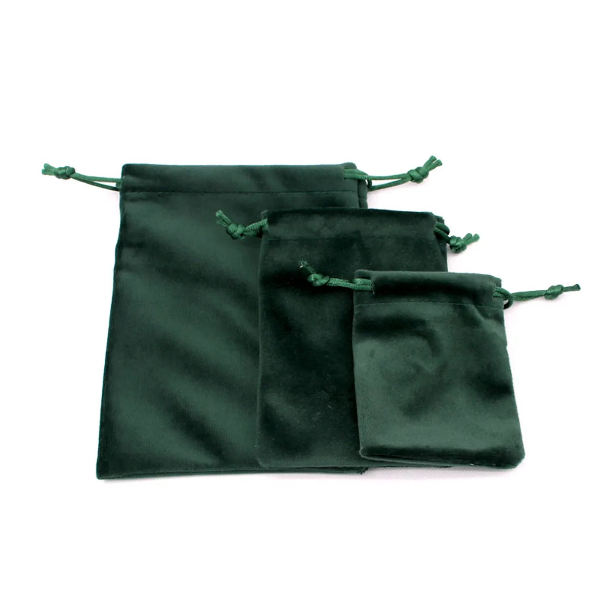 Simple Style Solid Color Cloth Jewelry Packaging Bags