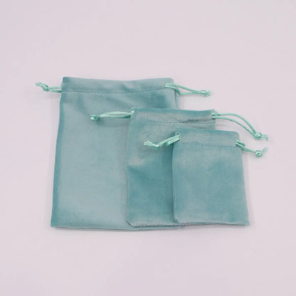 Simple Style Solid Color Cloth Jewelry Packaging Bags