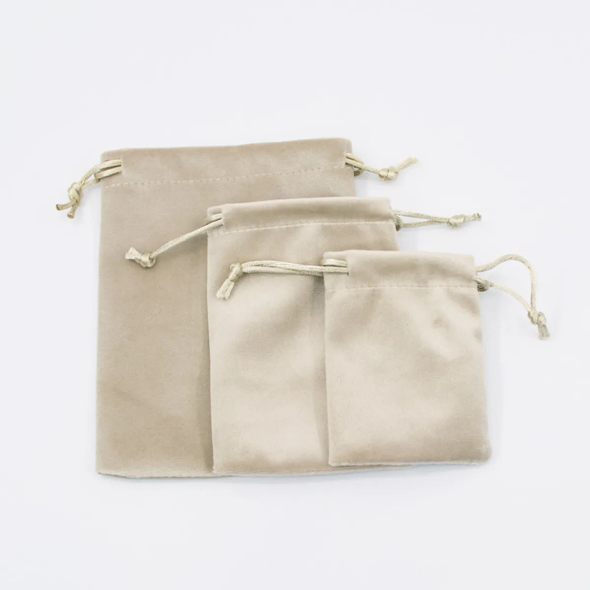 Simple Style Solid Color Cloth Jewelry Packaging Bags