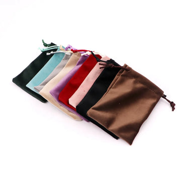 Simple Style Solid Color Cloth Jewelry Packaging Bags