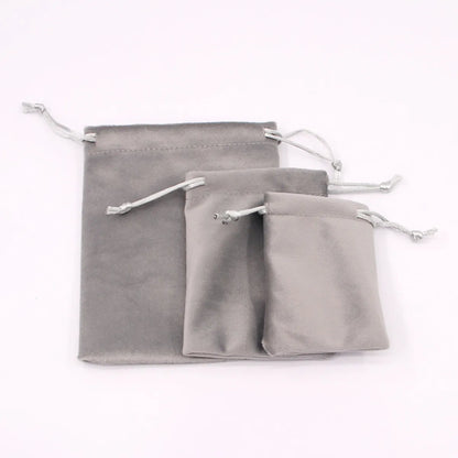 Simple Style Solid Color Cloth Jewelry Packaging Bags