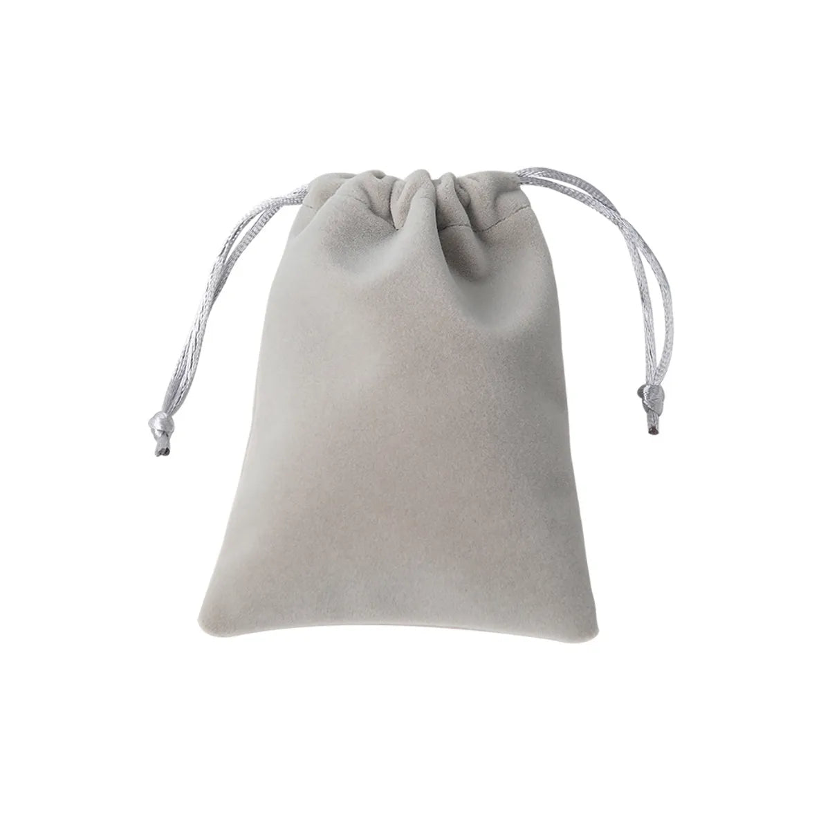 Simple Style Solid Color Cloth Drawstring Jewelry Packaging Bags