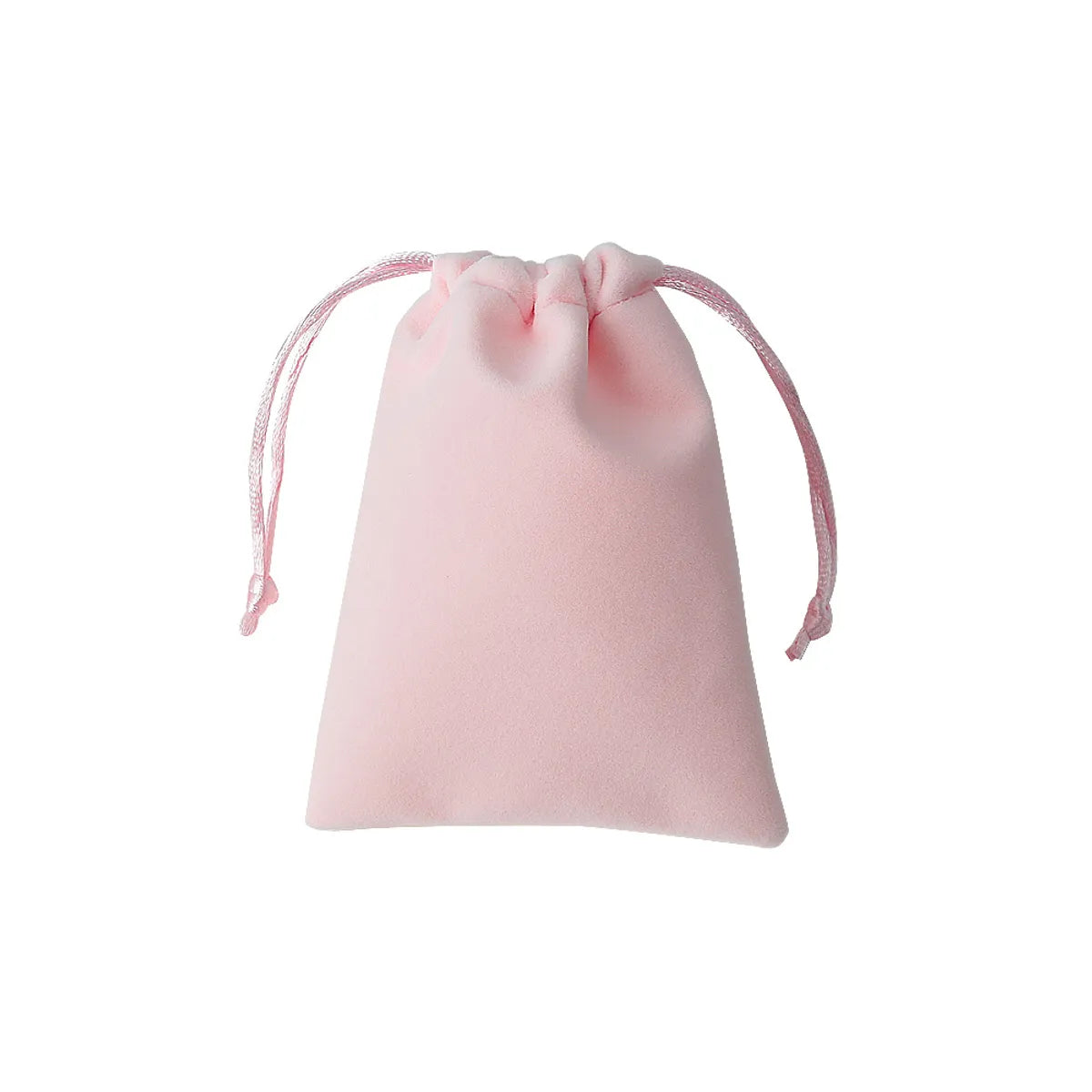 Simple Style Solid Color Cloth Drawstring Jewelry Packaging Bags