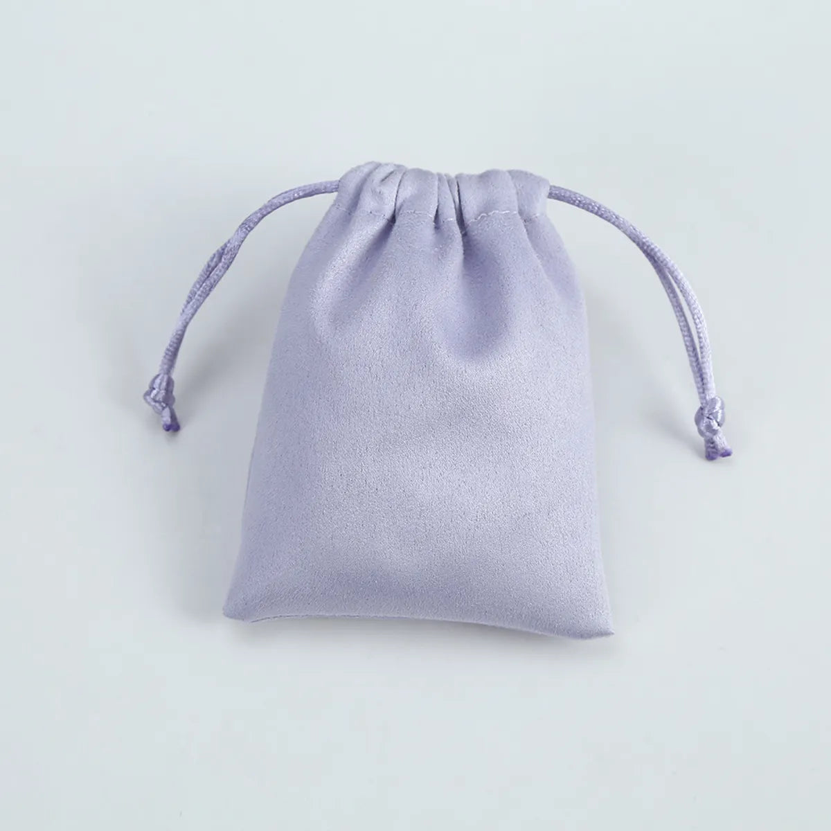 Simple Style Solid Color Cloth Drawstring Jewelry Packaging Bags