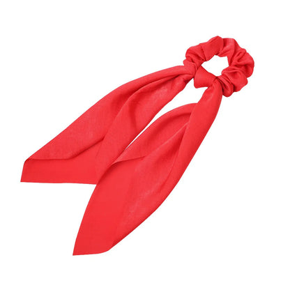 Simple Style Solid Color Cloth Pleated Hair Tie 1 Piece