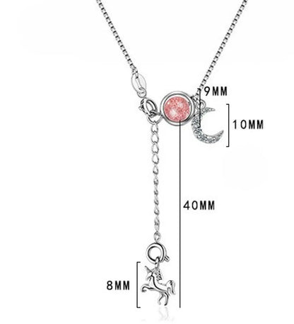 Simple Style Solid Color Copper Inlay Zircon Pendant Necklace