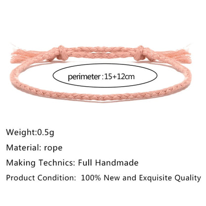 Simple Style Solid Color Cotton Knitting Women's Bracelets 1 Piece