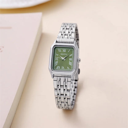 Simple Style Solid Color Double Side Snaps Quartz Women'S Watches