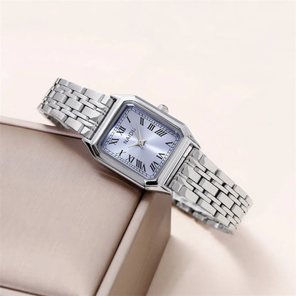 Simple Style Solid Color Double Side Snaps Quartz Women'S Watches