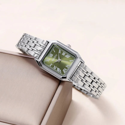 Simple Style Solid Color Double Side Snaps Quartz Women'S Watches