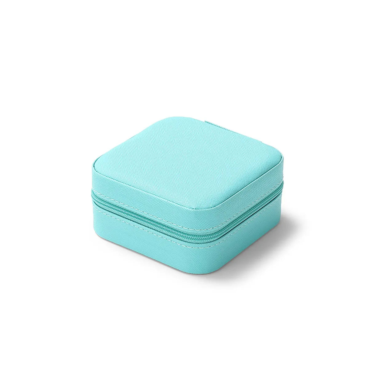 Simple Style Solid Color Flannel Jewelry Boxes