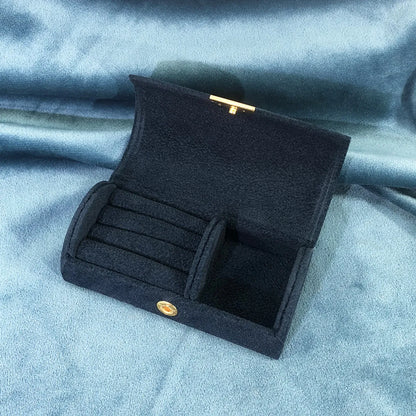 Simple Style Solid Color Fleece Jewelry Boxes