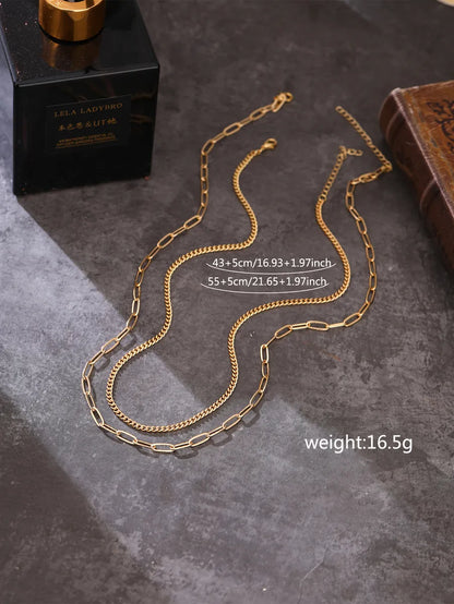 Wholesale Jewelry Simple Style Solid Color Iron Copper Necklace