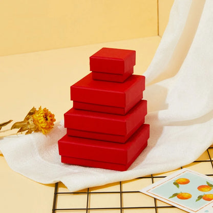 Simple Style Solid Color Jewelry Boxes