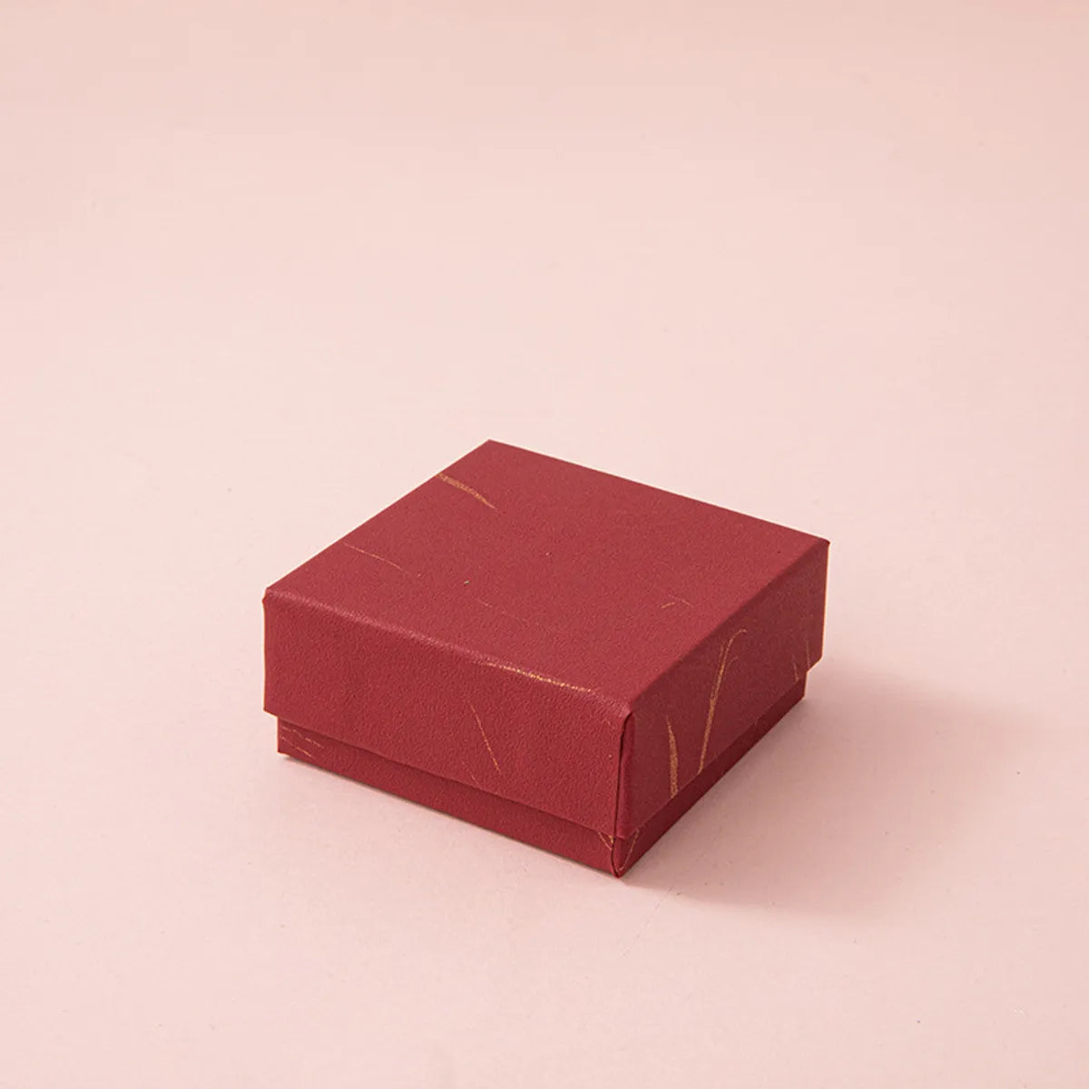 Simple Style Solid Color Jewelry Boxes