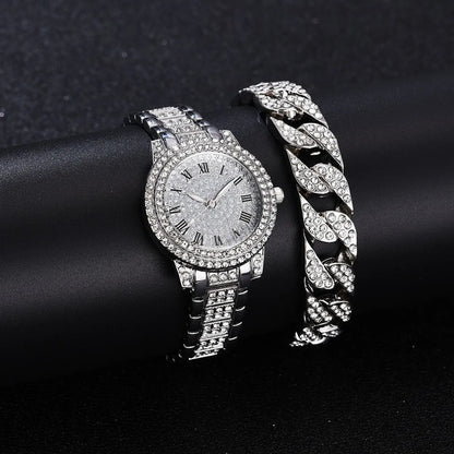 Simple Style Solid Color Jewelry Buckle Quartz Women'S Watches