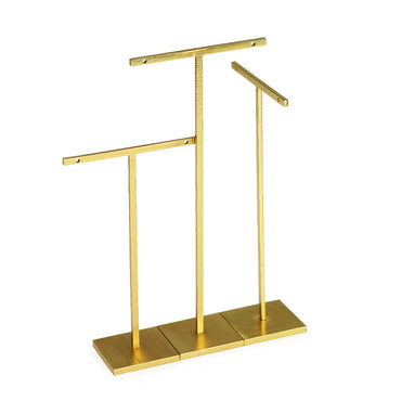 Simple Style Solid Color Metal Jewelry Rack